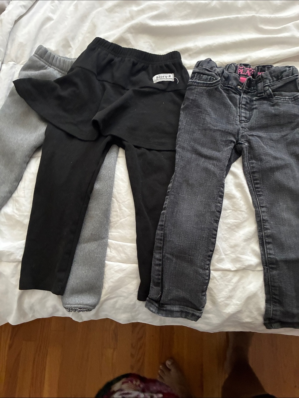 The Children's Place Black Skirted Leggings